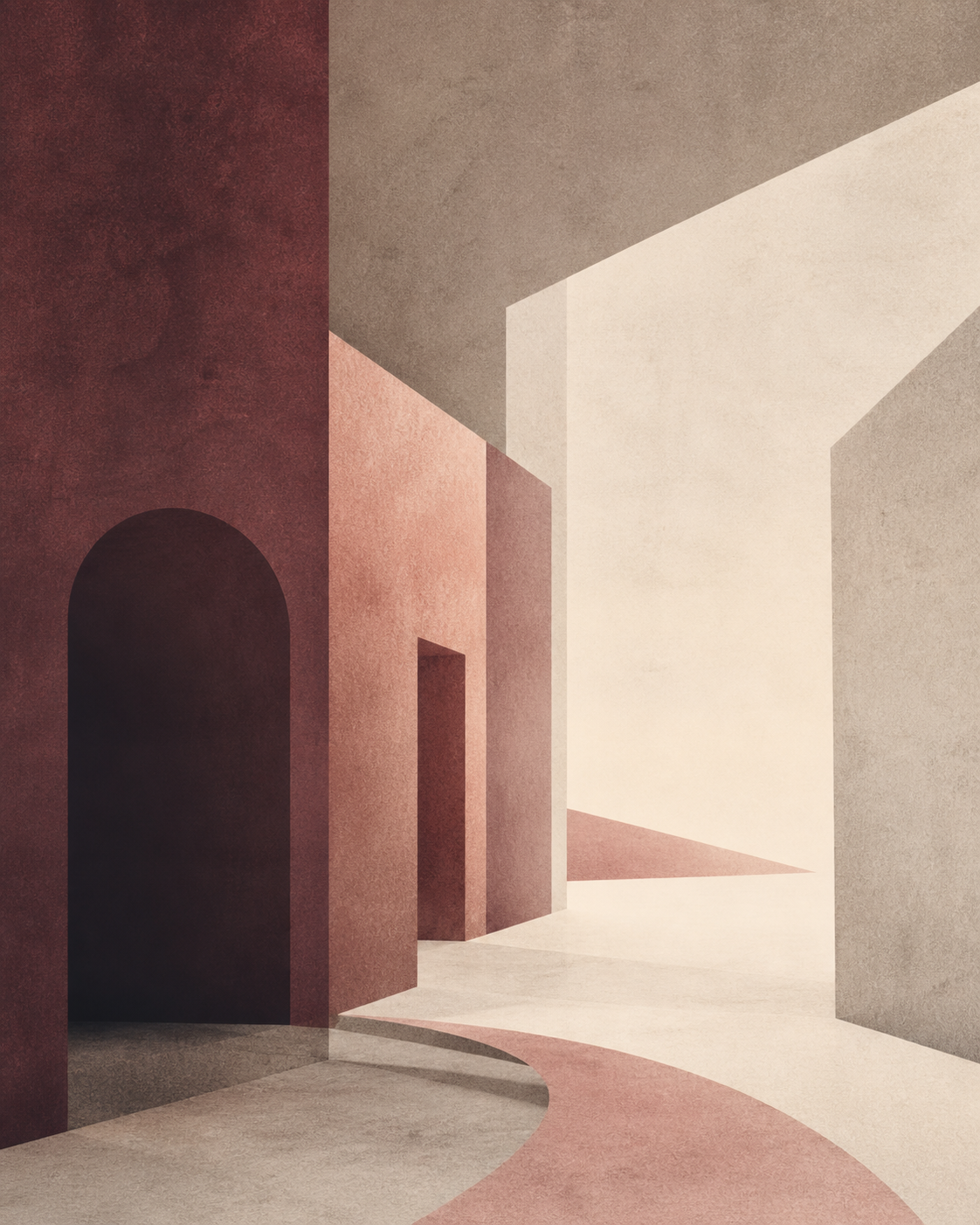 Imagen abstracta sobre espacios, umbrales y renovación